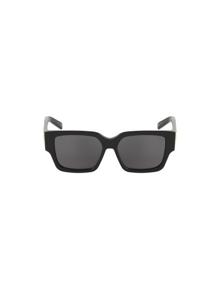 Christian Dior CD SU XR 12A0 Square Shape Negro Dorado