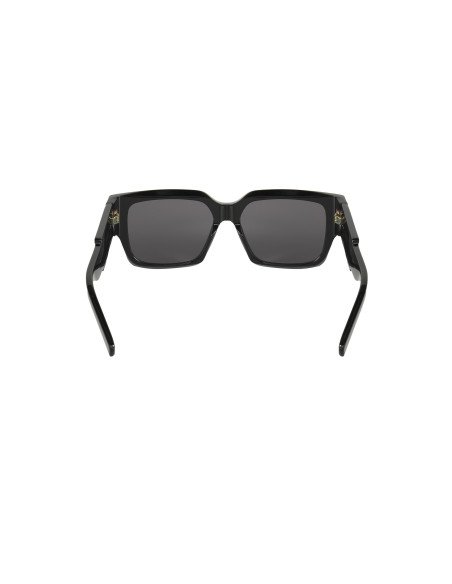 Christian Dior CD SU XR 12A0 Square Shape Negro Dorado