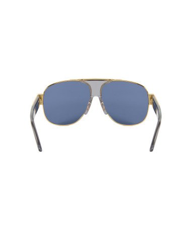 Dior Signature A3U B0B0 Aviator Shape Blue Gold