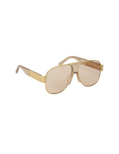 Dior Signature A3U B0B0 Aviator Shape Blue Gold