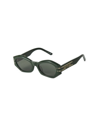 Dior SIGNATURE B1U 55C0 Square Shape Green Butterfly