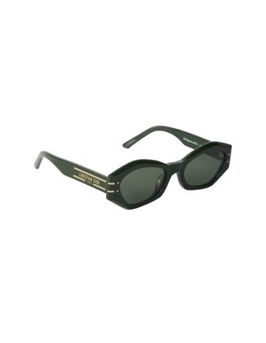 Dior SIGNATURE B1U 55C0 Square Shape Green Butterfly