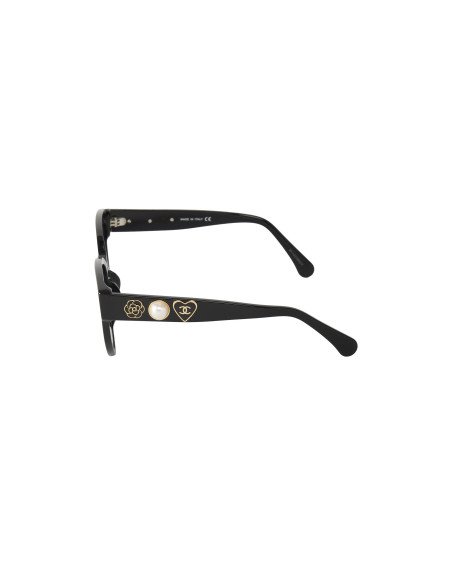 Chanel CH5477 C622 Round Shape Black Silver