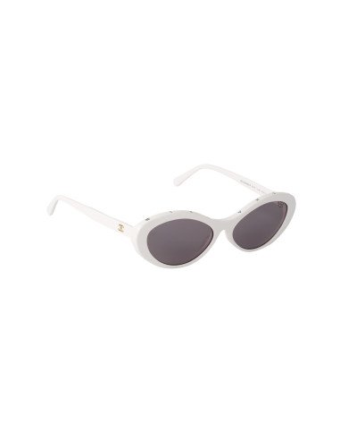 Chanel CH5416 C.02 Oval Shape White Silver