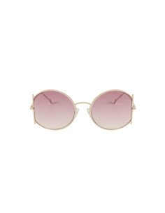 Salvatore Ferragamo SF244S 787 Round Shape Vino Degradado | Sunnies.uno 2