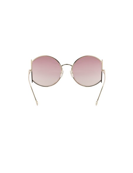 Salvatore Ferragamo SF244S 787 Round Shape Vino Degradado | Sunnies.uno