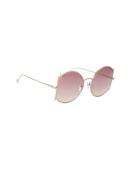 Salvatore Ferragamo SF244S 787 Round Shape Vino Degradado | Sunnies.uno