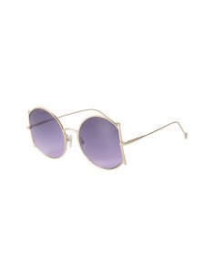 Salvatore Ferragamo SF244S 746 Round Shape Violeta Degradado | Sunnies.uno