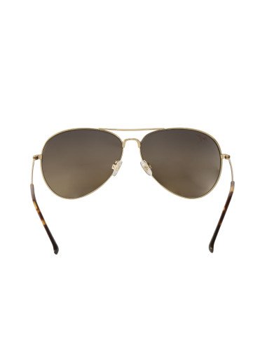 Maui Jim MJ-264-16 Mavericks Aviator Titanium Polarized Coffe | Sunnies.uno