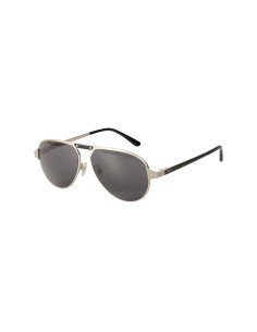 Cartier CT0101S 002 Aviator Plata Gris