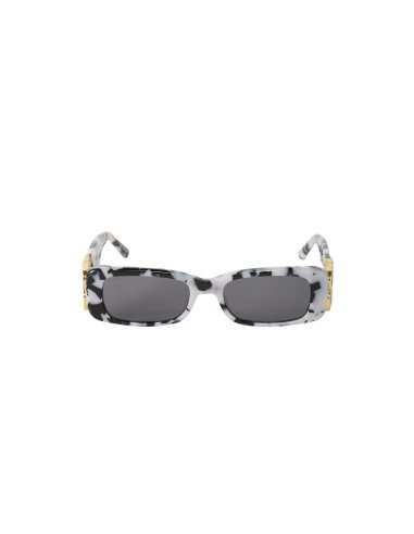 Balenciaga BB0096S 005 Dynasty Rectangle Black Gray