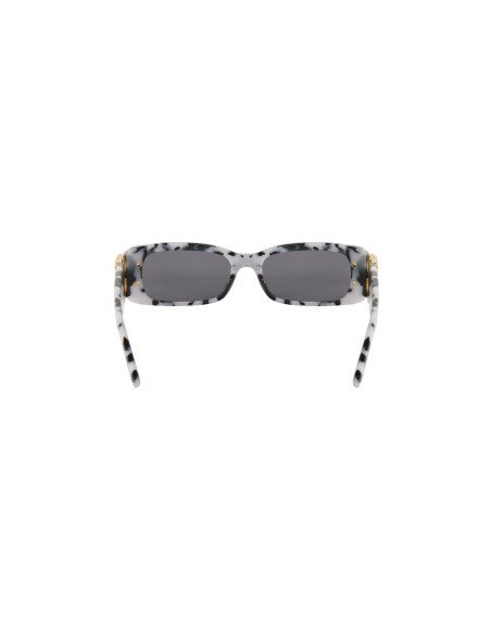 Balenciaga BB0096S 005 Dynasty Rectangle Black Gray