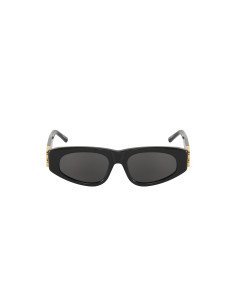Balenciaga BB0095S 001 Square Eye Cat Black Gold 2