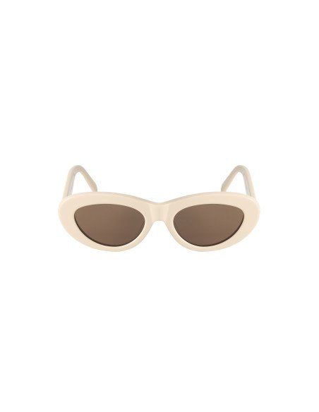 Louis Vuitton Z1982E 902 Oval Shape Beige Cafe
