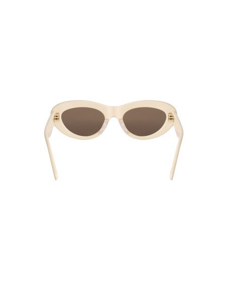 Louis Vuitton Z1982E 902 Oval Shape Beige Cafe