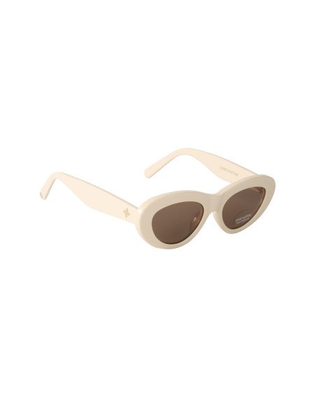 Louis Vuitton Z1982E 902 Oval Shape Beige Cafe
