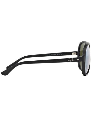 Ray Ban Rb4125 601S30 Cats 5000 Classic Negro Mate Plata | Sunnies.uno