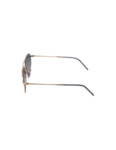 Ray Ban RB0102s 9202/3A Caravan Reverse Blue Rose Gold