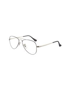 Ray Ban Rb1089 4064 Oftalmico Aviator Junior Plateado Gris