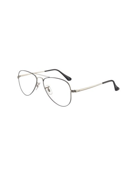 Ray Ban Rb1089 4064 Oftalmico Aviator Junior Plateado Gris