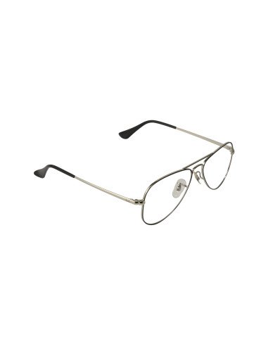 Ray Ban Rb1089 4064 Oftalmico Aviator Junior Plateado Gris