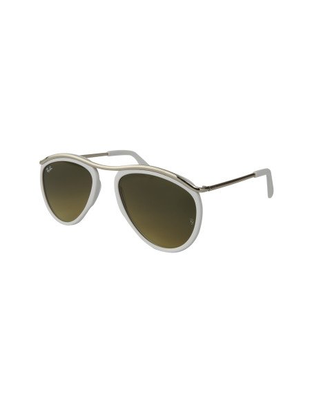 Ray Ban Rb2219 1289/4m Olympian Aviator Blanco Verde Degradado | Sunnies.UNO