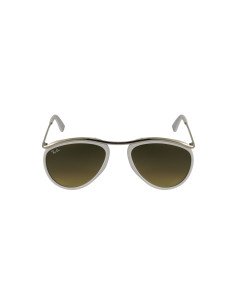 Ray Ban Rb2219 1289/4m Olympian Aviator Blanco Verde Degradado | Sunnies.UNO 2
