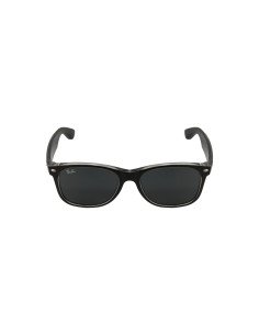 Ray Ban RB2132 6398/Y5 New Wayfarer Negro Gris transparente 2