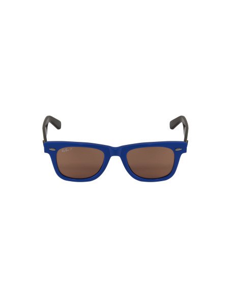 Ray Ban Rb2140 1241w0 Wayfarer Polarizado Ciruela Azul Carey | Sunn...