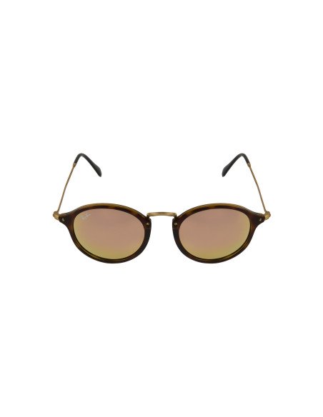 Ray Ban Rb2447 1160/z2 Round Fleck Cafe Carey Rosa espejo | Sunnies...