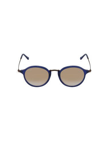 Ray Ban Rb2447 6254/7o Round Fleck Rosa Espejo Azul P1 | Sunnies.uno