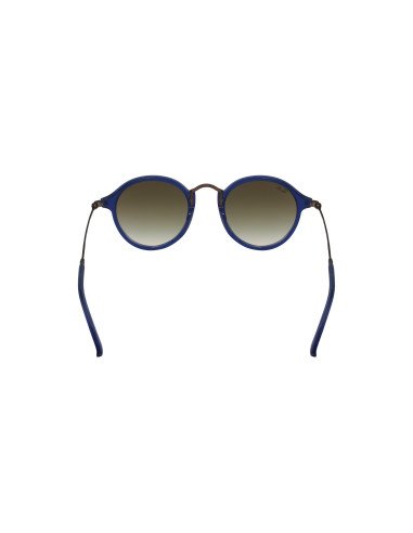 Ray Ban Rb2447 6254/7o Round Fleck Rosa Espejo Azul P1 | Sunnies.uno