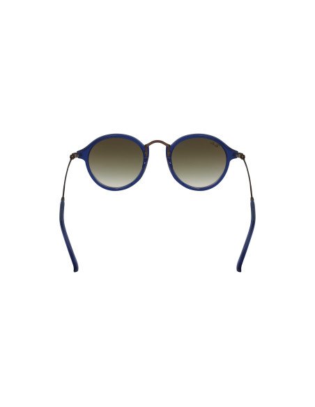 Ray Ban Rb2447 6254/7o Round Fleck Rosa Espejo Azul P1 | Sunnies.uno