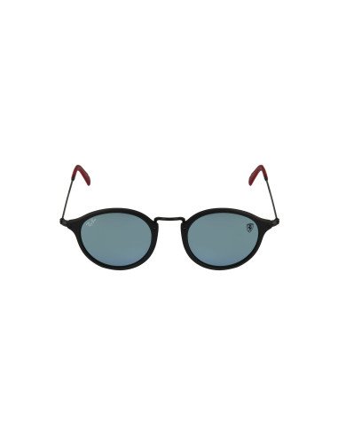 Ray Ban Rb2447nm F60230 Scuderia Ferrari Round Plata espejo | Sunni...