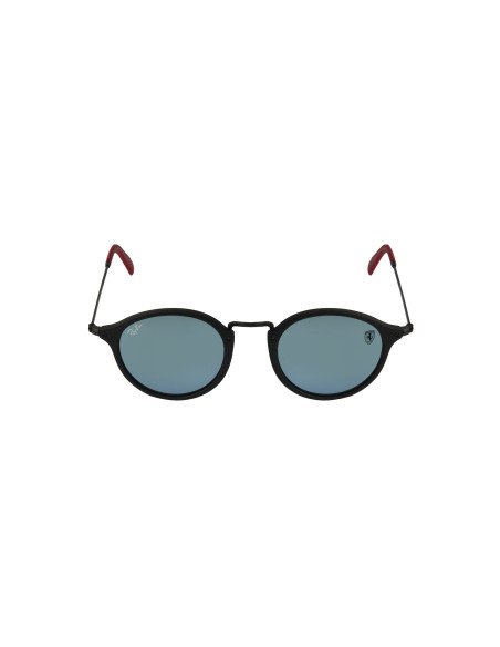 Ray Ban Rb2447nm F60230 Scuderia Ferrari Round Plata espejo | Sunni...