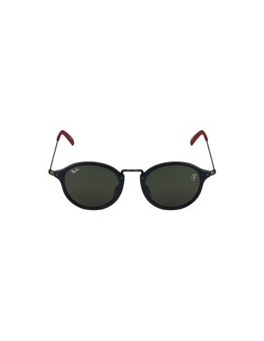 Ray Ban Rb2447nm F60631 Scuderia Ferrari Round Azul Gris G15 | Sunn...
