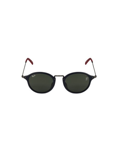 Ray Ban Rb2447nm F60631 Scuderia Ferrari Round Azul Gris G15 | Sunn...