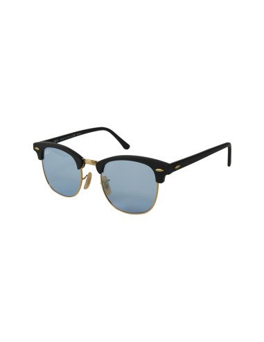 Ray Ban Rb3016 901s3r Clubmaster Azul Transparente Polarized | Sunn...