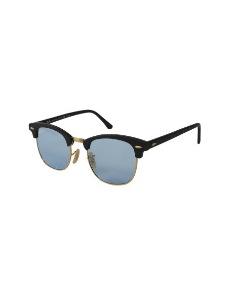 Ray Ban Rb3016 901s3r Clubmaster Azul Transparente Polarized | Sunn...