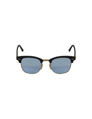 Ray Ban Rb3016 901s3r Clubmaster Azul Transparente Polarized | Sunn...