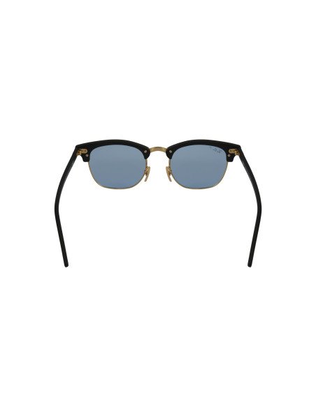 Ray Ban Rb3016 901s3r Clubmaster Azul Transparente Polarized | Sunn...