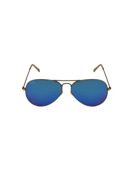 Ray Ban Rb3025 167/68 Aviator Azul Marino Espejo Bronce | Sunnies.uno