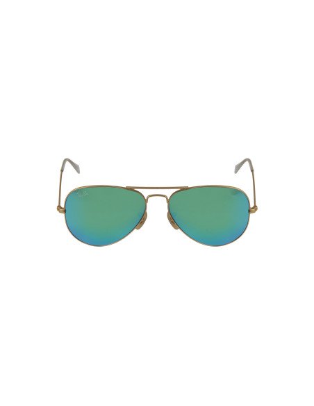 Ray Ban Rb3025 112/19 Aviator Verde Espejo Dorado Piloto | Sunnies.uno