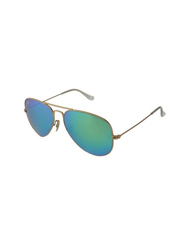 Ray Ban Rb3025 112/19 Aviator Verde Espejo Dorado Piloto | Sunnies.uno