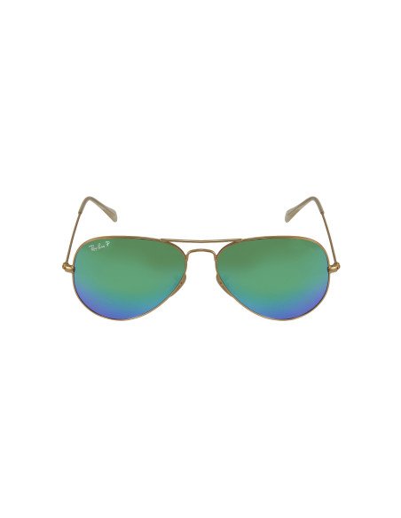 Ray Ban Rb3025 112/p9 Aviator Polarizado Verde Espejo Dorado | Sunn...