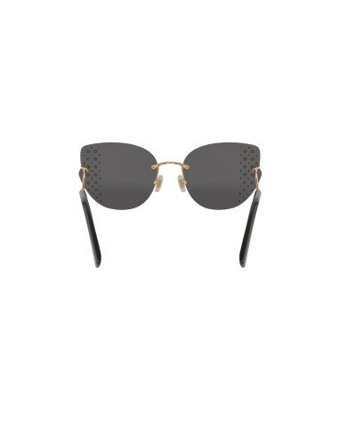 Miu Miu SCENIQUE SMU 51X 06O-5S0 Shaded Eye Cat Negro Plata