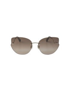 Miu Miu scenique SMU 51X Shaded Eye Cat Plata Espejo Gris 2