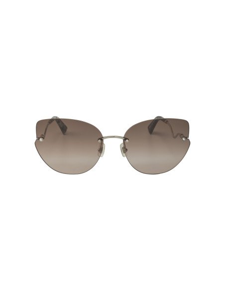 Miu Miu scenique SMU 51X Shaded Eye Cat Plata Espejo Gris