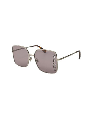 Miu Miu MU 51YS 1BC-03V Square Shape Silver Violet Mirror