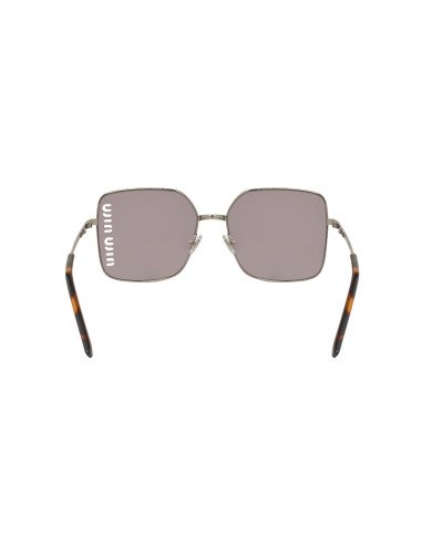 Miu Miu MU 51YS 1BC-03V Square Shape Silver Violet Mirror